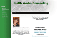 Desktop Screenshot of healthworkscounseling.com